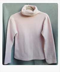 Pudrowo różowy golf sweter Mohito rozmiar M