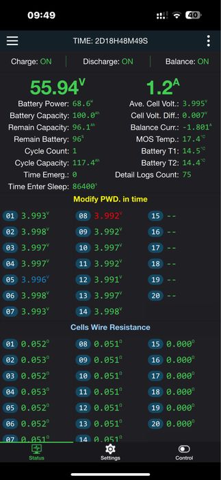 Аккумуляторная батарея литиевая 5,7кВа