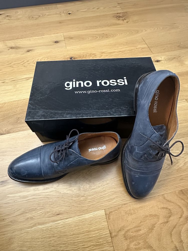 Skórzane buty Gino Rossi