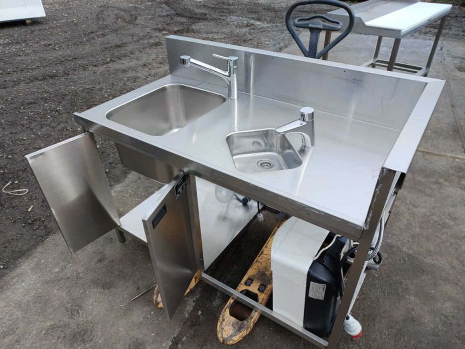 Zlew nierdzewny gastronomiczny Zlewozmywak inox