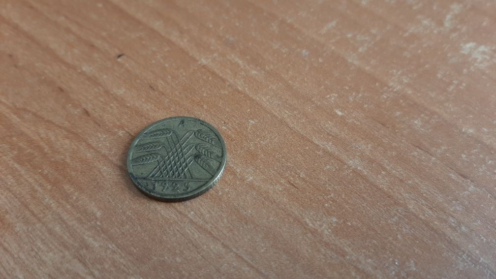 Moneta 5 Reichspfennig 1925r A/stan BDB