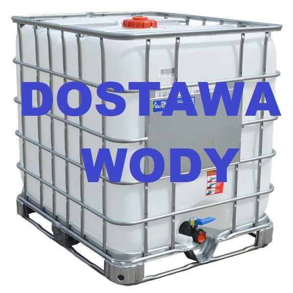 WODA NA BUDOWĘ Dostawa Dowóz Wody Transport Zbiornik 1000l FV23%