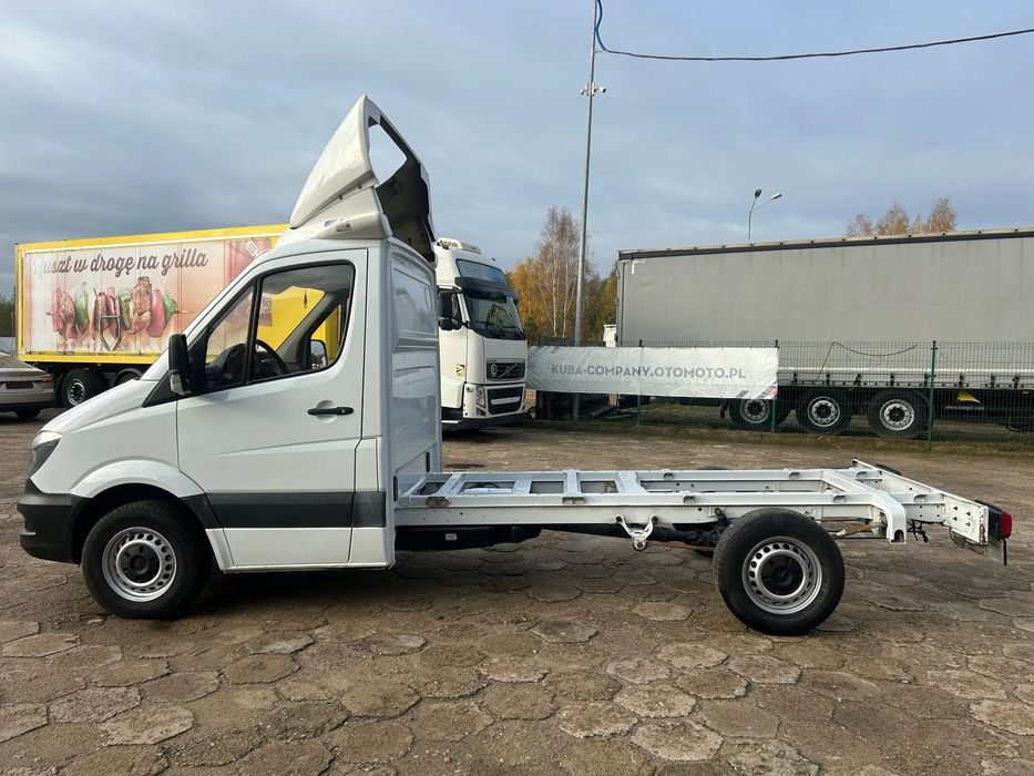 Mercedes-Benz SPRINTER 314 CDI / AUTOMAT / RAMA DO ZABUDOWY / SPRAWNY i JEŻDŻACY / RAMA BEZ KOROZJI / 2018 ROK / POLSKI SALON !!  Rama do zabudowy / Faktura VAT 23% / Skrzynia automatyczna moc 143 KM