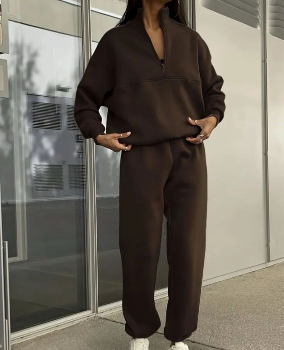 Шоколадний костюм еа флисе xl