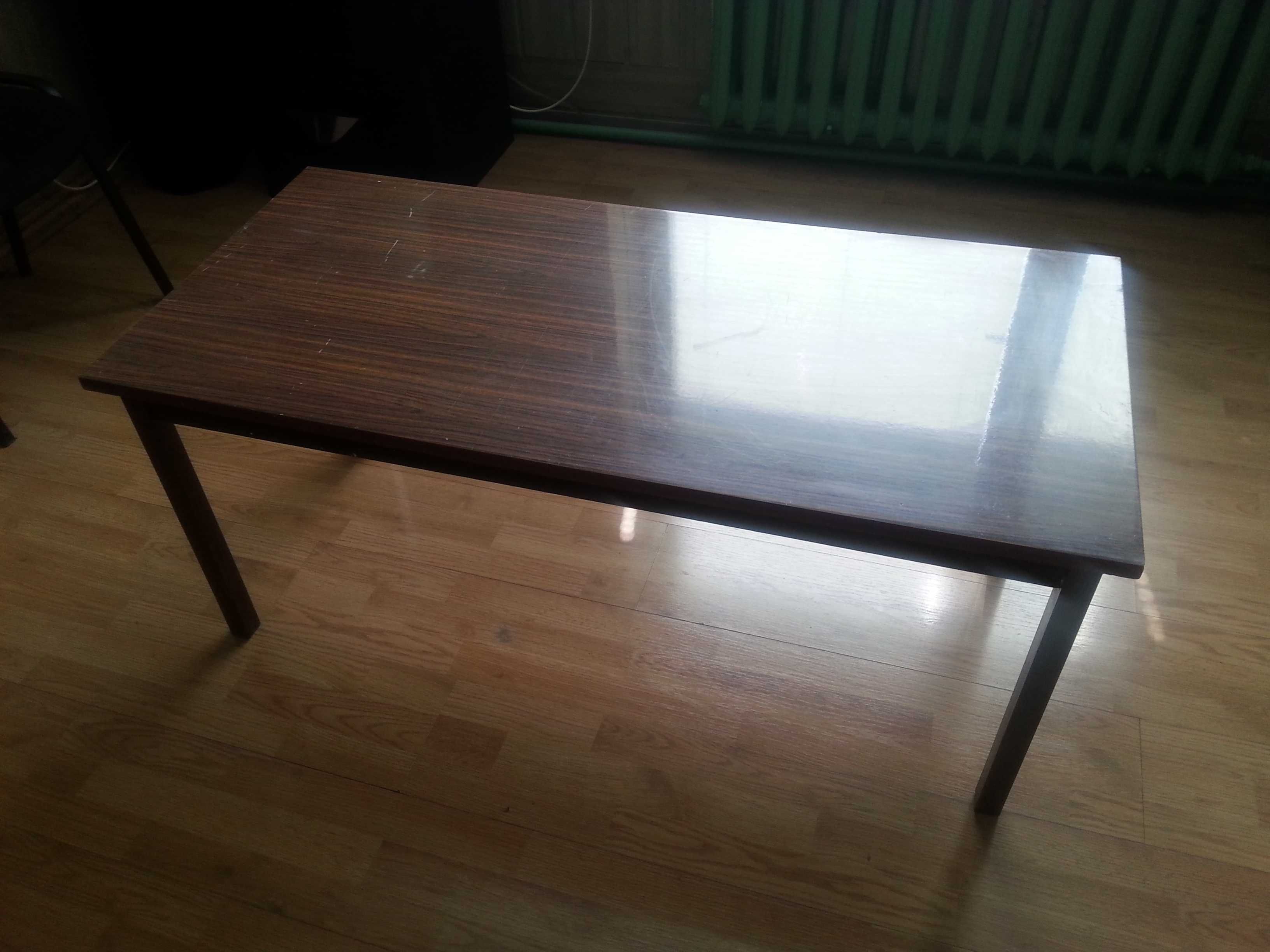 Stół/ława z PRL-u wysoki połysk wymiary 120/56 wysokość 52 cm