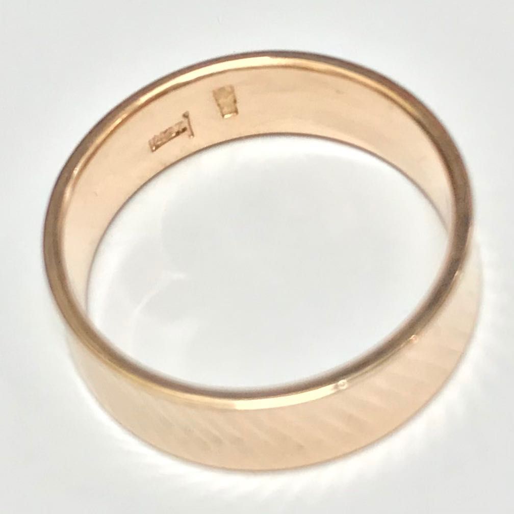 Złota OBRĄCZKA damska 585 14K cudnie ZDOBIONA r.16