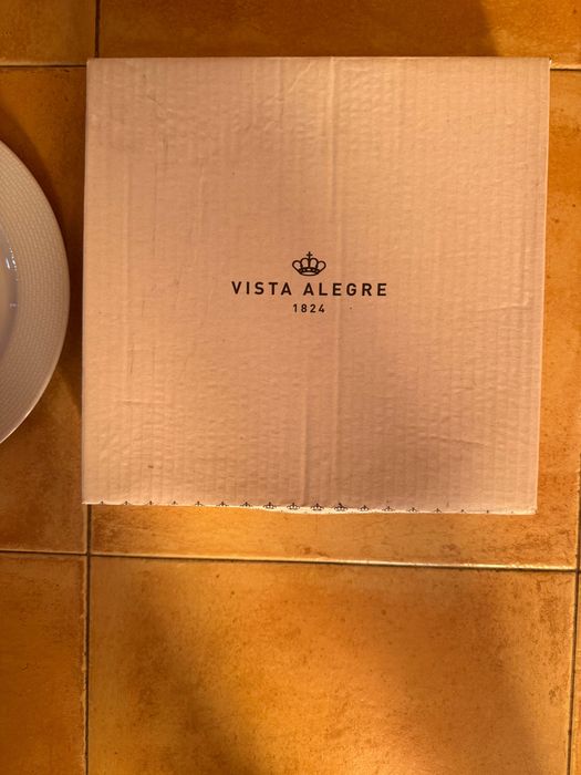 Pratos rasos - Cesta- Vista Alegre