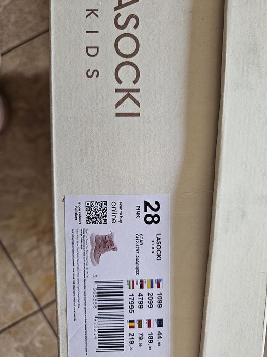 Buty zimowe j. nowe kozaki śniegowce trzewiki skóra Lasocki 28