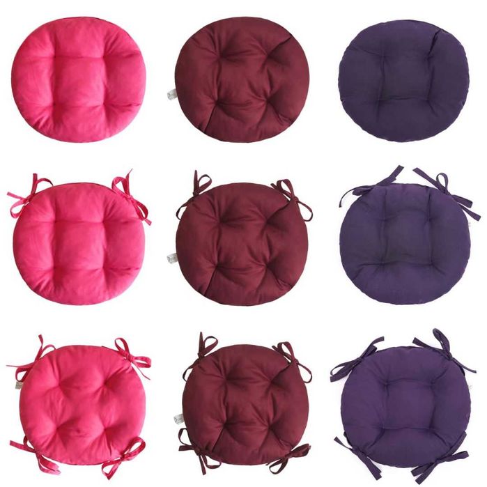 Подушки круглі на табуретки крісла стільці 30 см