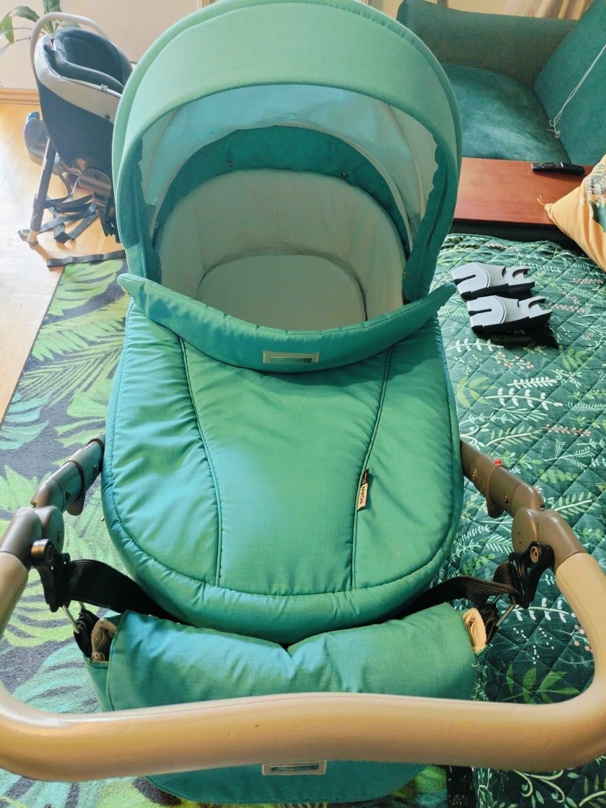 Wózek gondola plus spacerówka 3w1 Roan Bass Soft