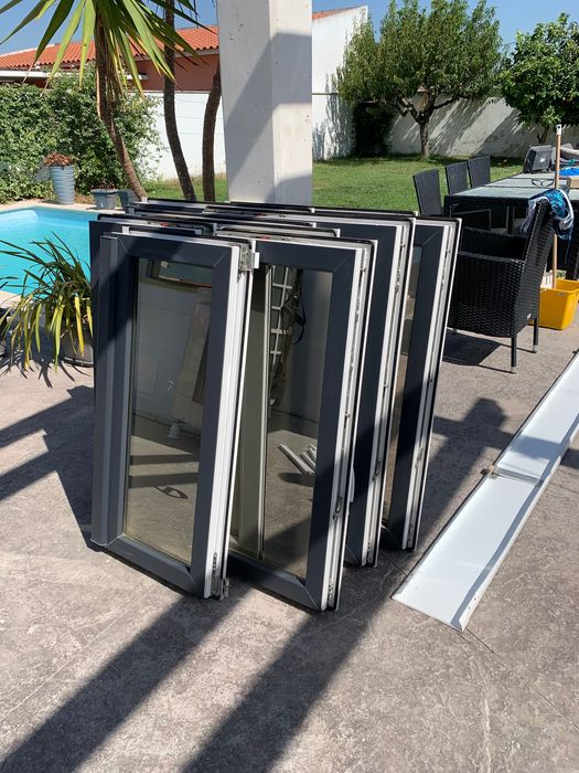 Janelas de PVC com vidro duplo