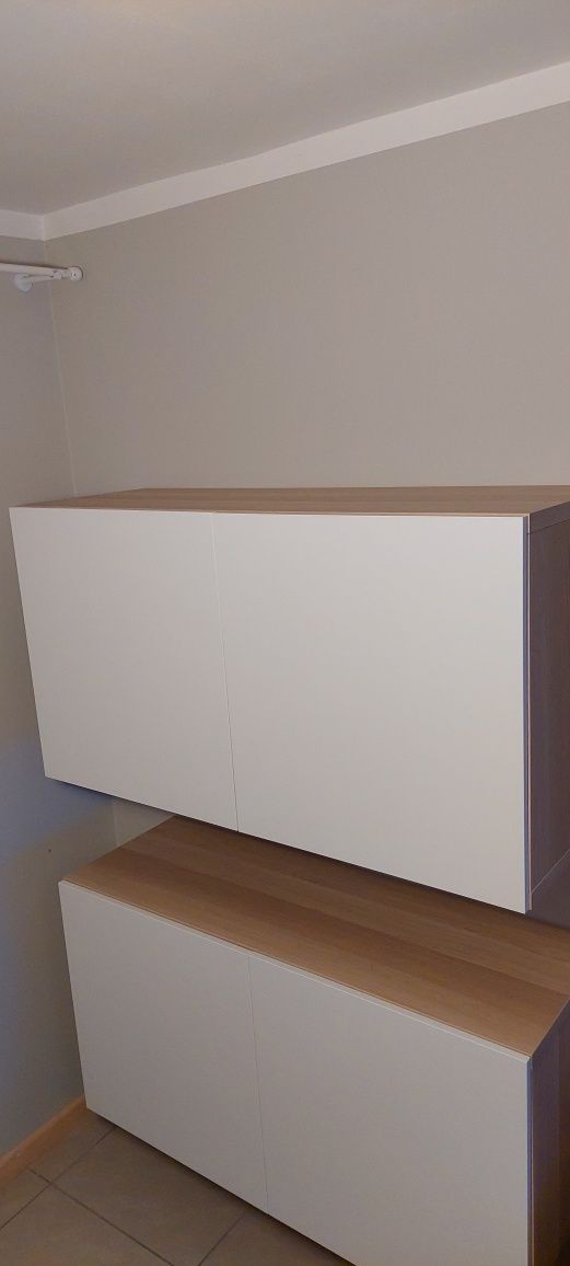 BESTA szafka podwieszana na ścianie dwudrzwiowa IKEA 120x42x65 cm