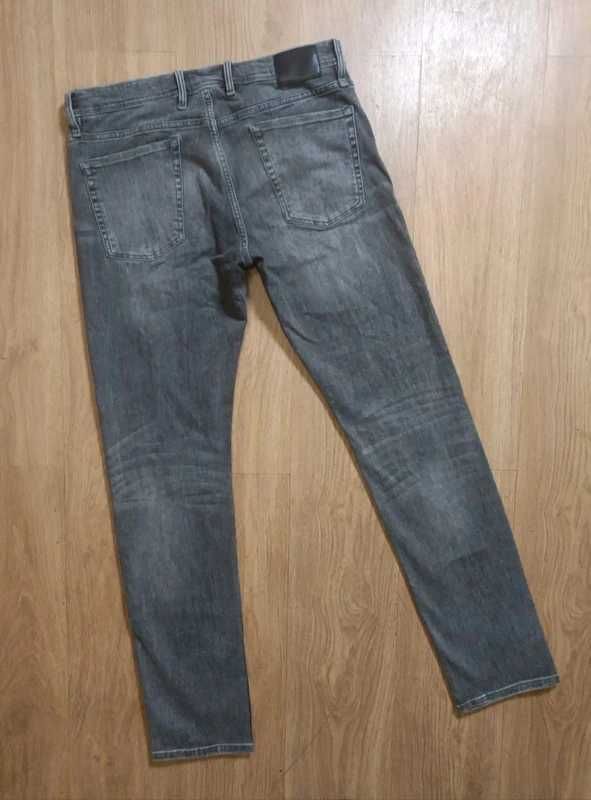 s.oliver keith hyperstretch 3436 szare jeansy męskie elastyczne slim