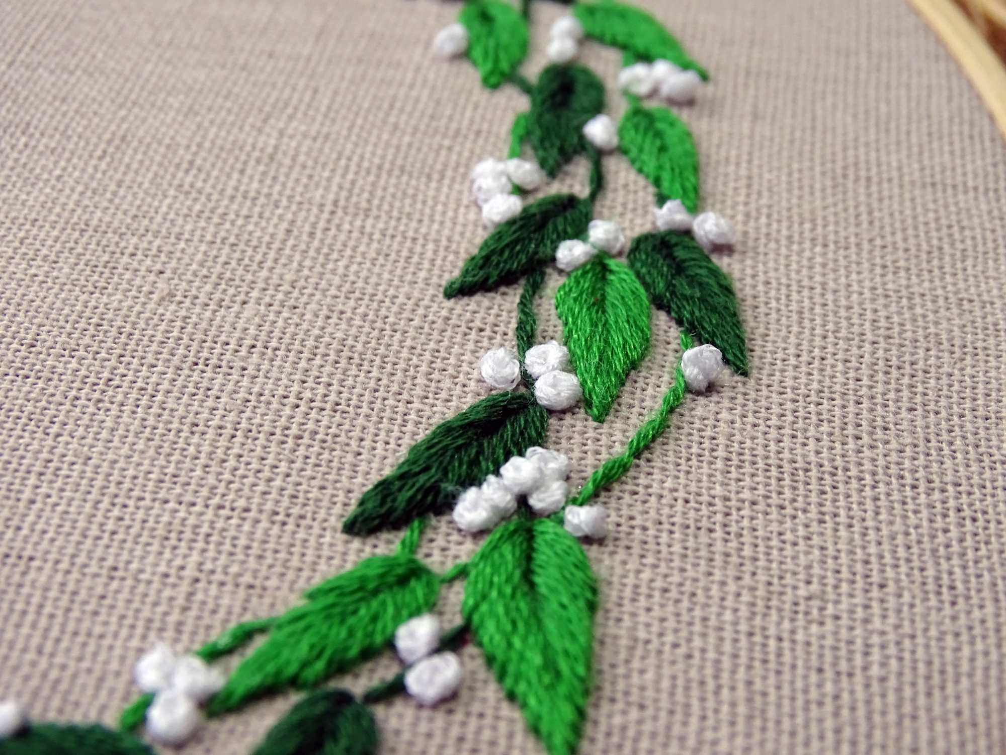 Pamiątka I Komunii Świętej, Dziewczynka, Haft ręczny, Handmade