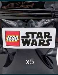 Lego star wars mystery pack stadart 4 saszetki plus jedna gartis