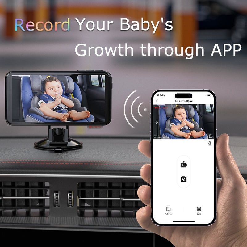 Akeeyo Smile FHD 5.5" Камера Видеонаблюдения в машине/Видеорегистратор