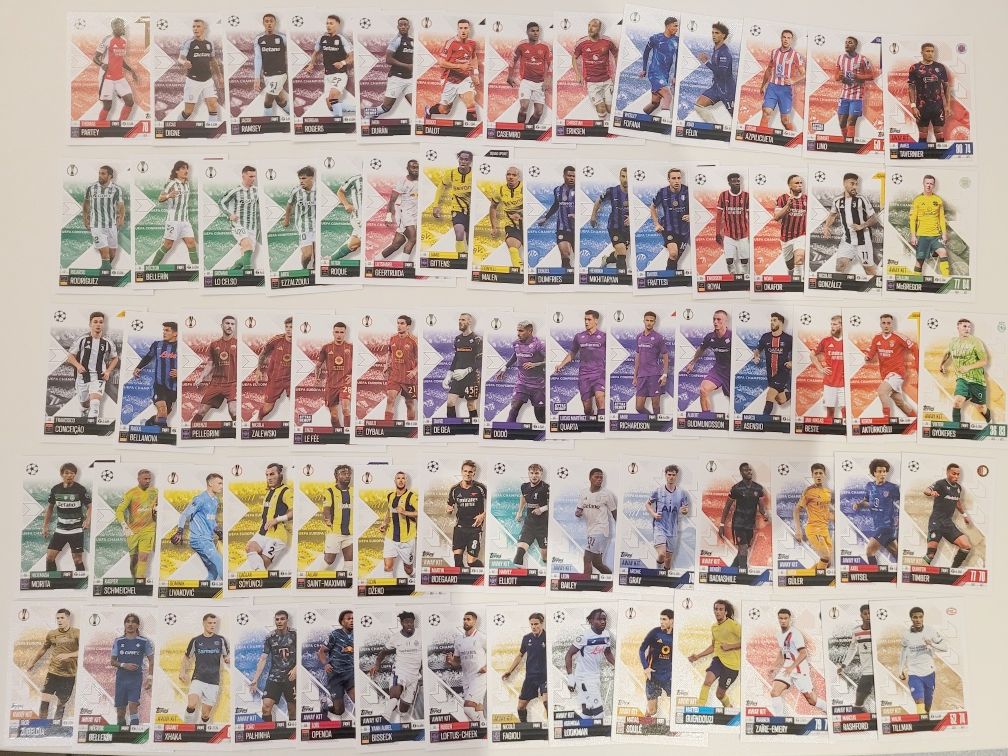 Lote Cartas Match Attax Extra 24/25