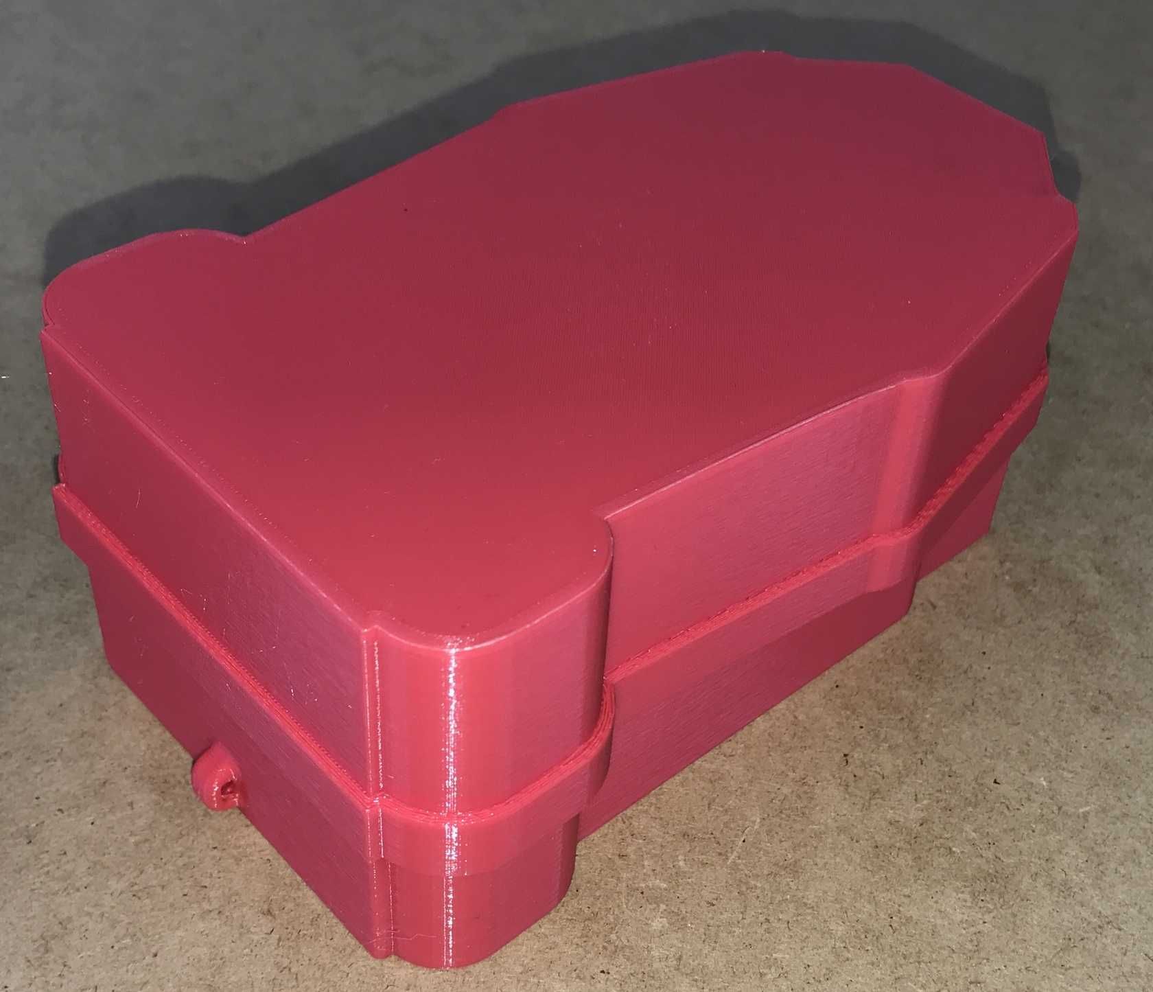 Czerwony pokrowiec, obudowa, pudełko, case do drona DJI Mini 3 zwykły