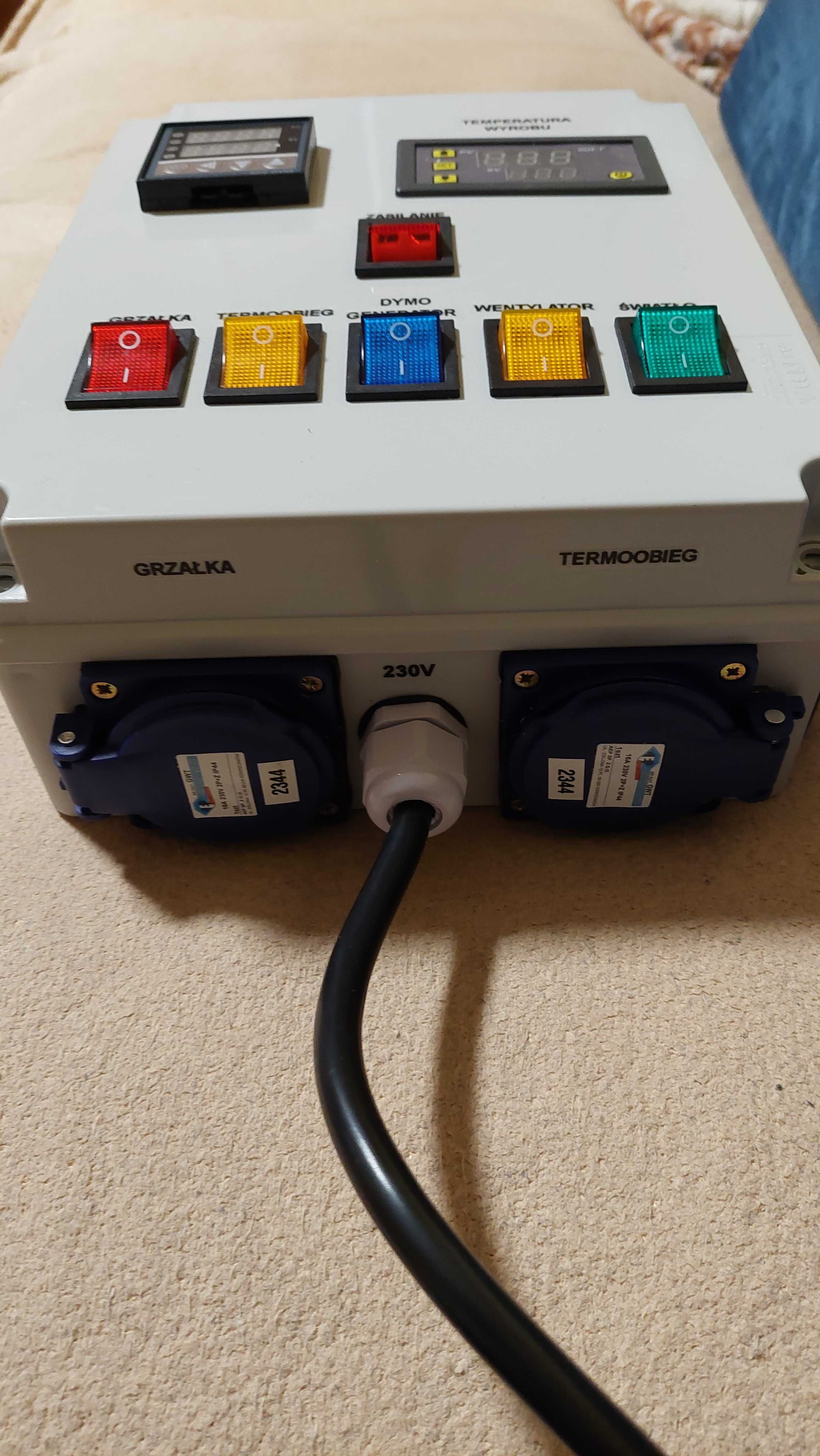*Sterownik Temperatury z temperaturą wyrobu do wędzarni elektrycznej *