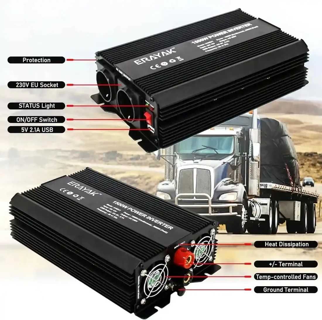 inversor DC/AC de 1500/3000W novo