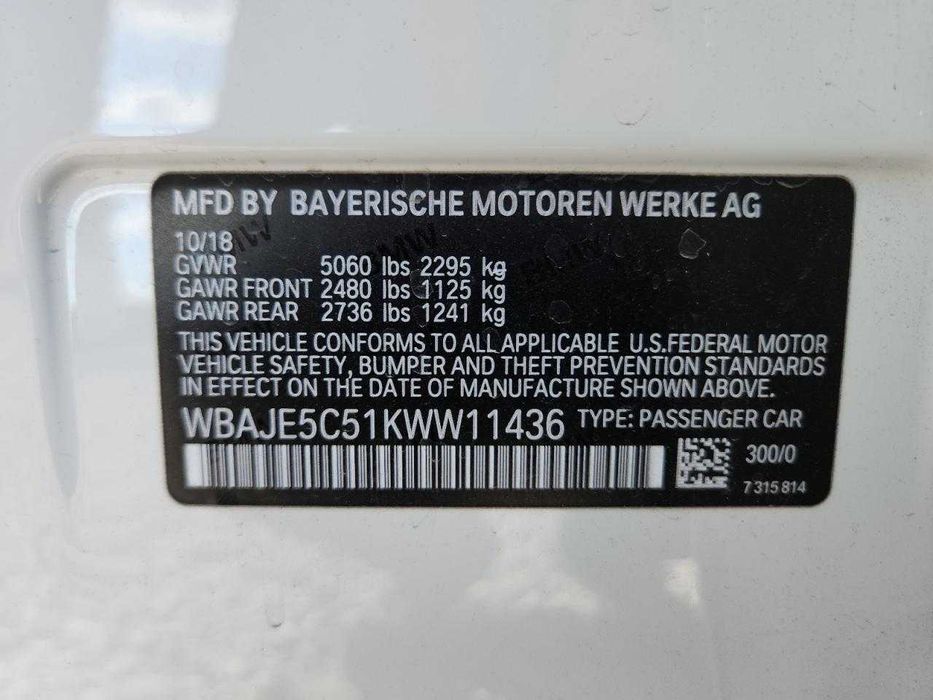 BMW 540i 2019 Задній привід