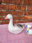 Ceramiczna Gęś puzderko/pojemnik
