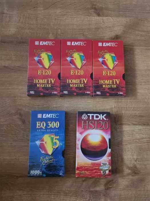 Kasety VHS czyste zafoliowane
