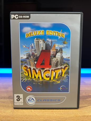 SimCity 4 Deluxe Edition (PC PL 2003) DVD BOX wydanie EA Classics