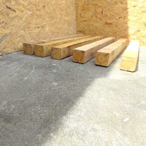 Belka drewniana kantówka drewniana 9.5 cm x 9.5 cm 120cm