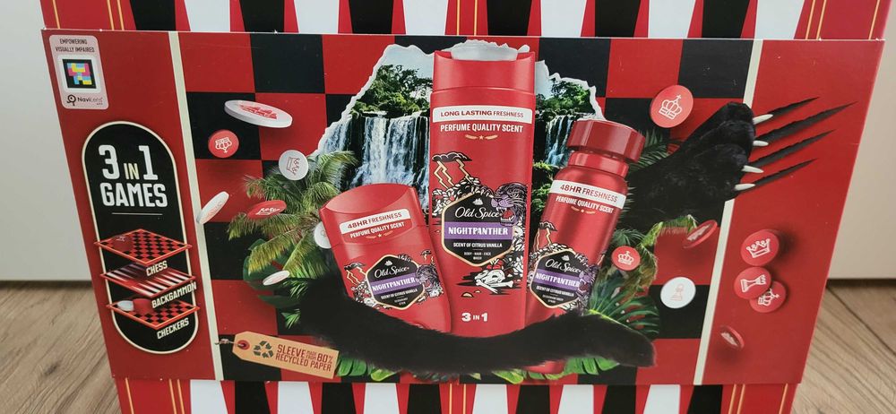 Zestaw Old Spice Night Panther dezodorant 50ml dezodorant 150 żel 400