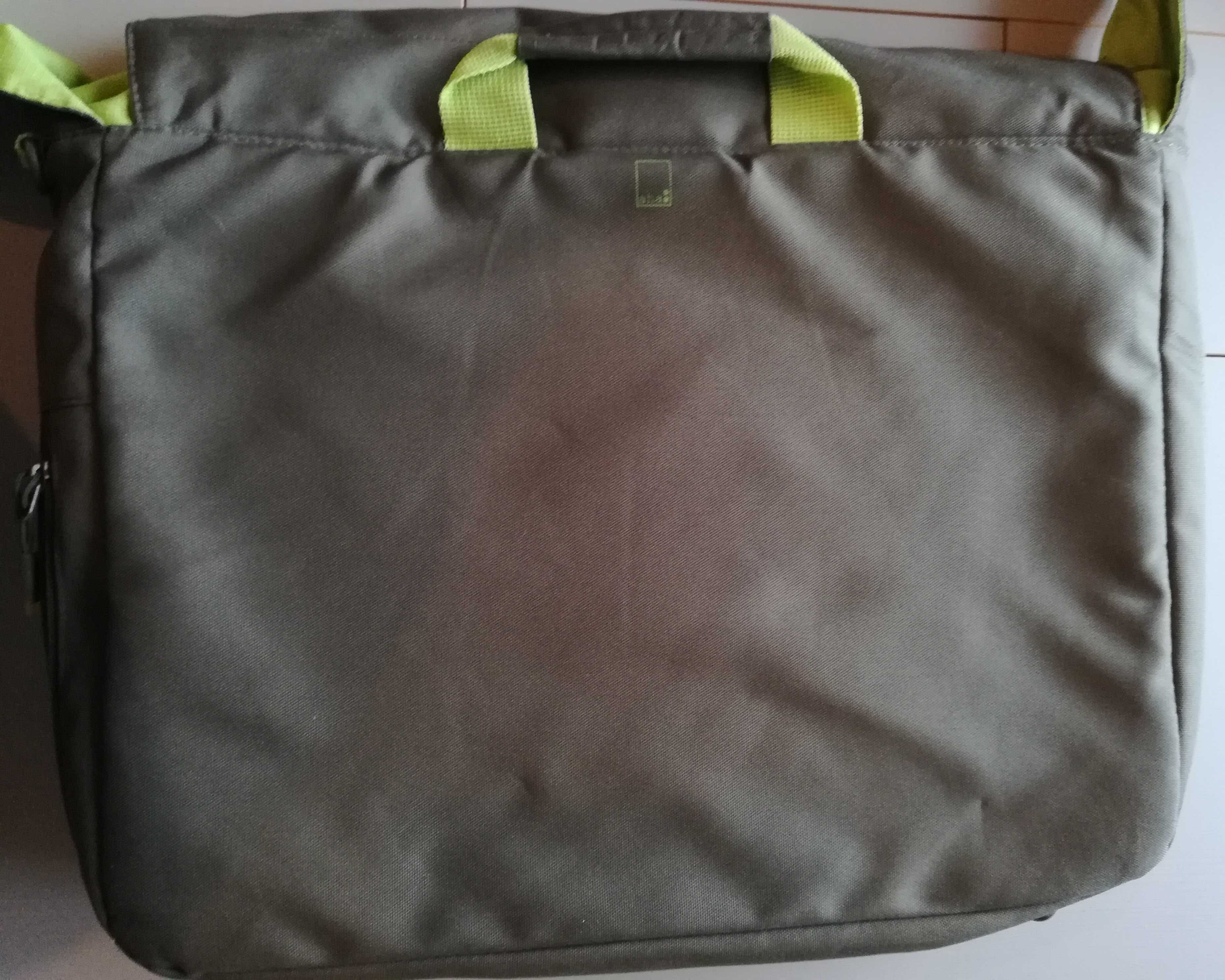 torba na ramię na laptop do szkoły na uczelnię pojemna stan bdb