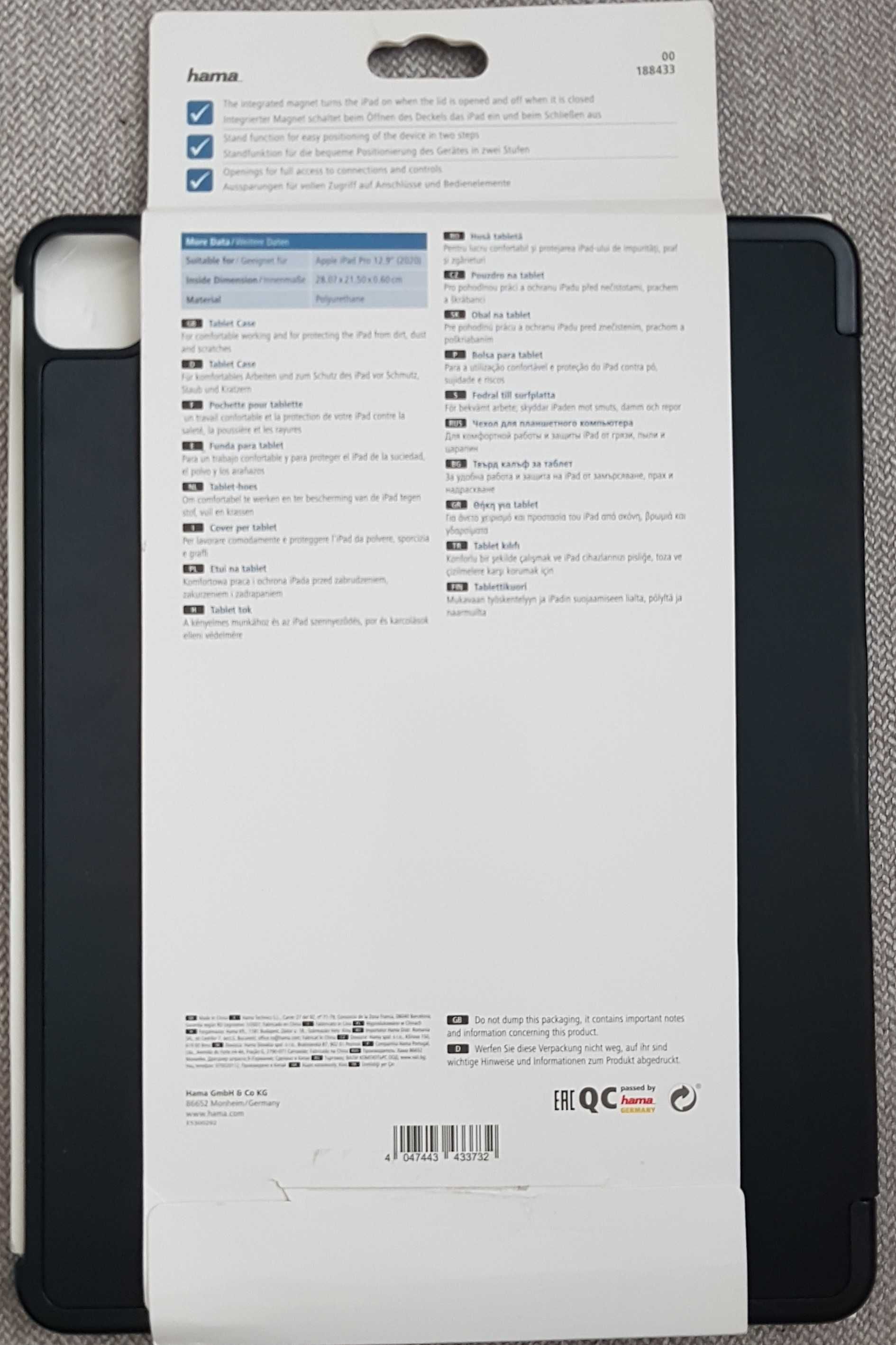 Etiu Apple IPad 12.9" (2020)