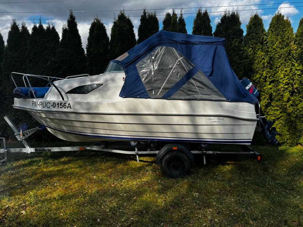 Łódz kabinowa motorowa sprzedam lub   zamienię na skuter wodny