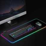 NOWA* PODKŁADKA GAMINGOWA podświetlana LED RGB pod mysz klawiature