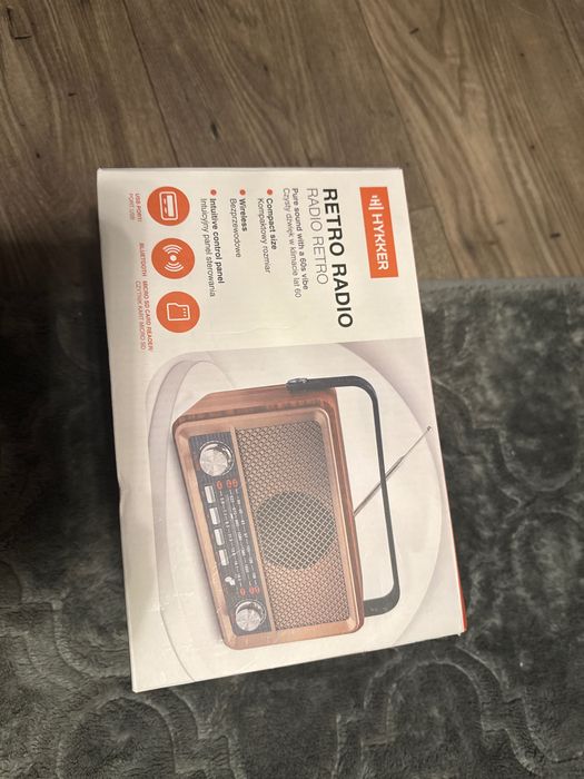 Radio retro Hykkerbezorzewidowe USB Bluetooth Micro sd