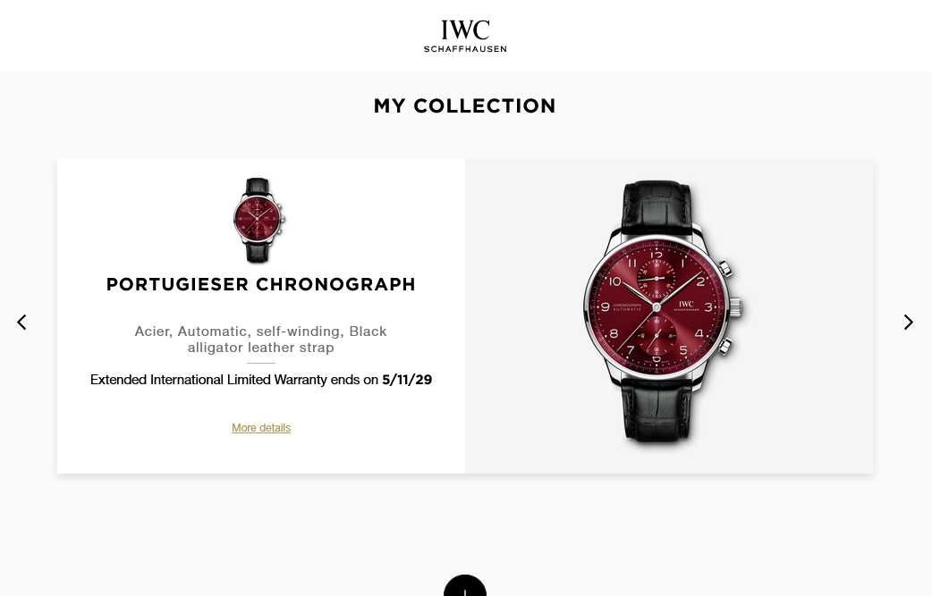IWC Schaffhausen Portugieser Chronograph  /  2021