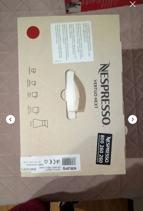 Máquina de café Nespresso Vertuo Next da Krups