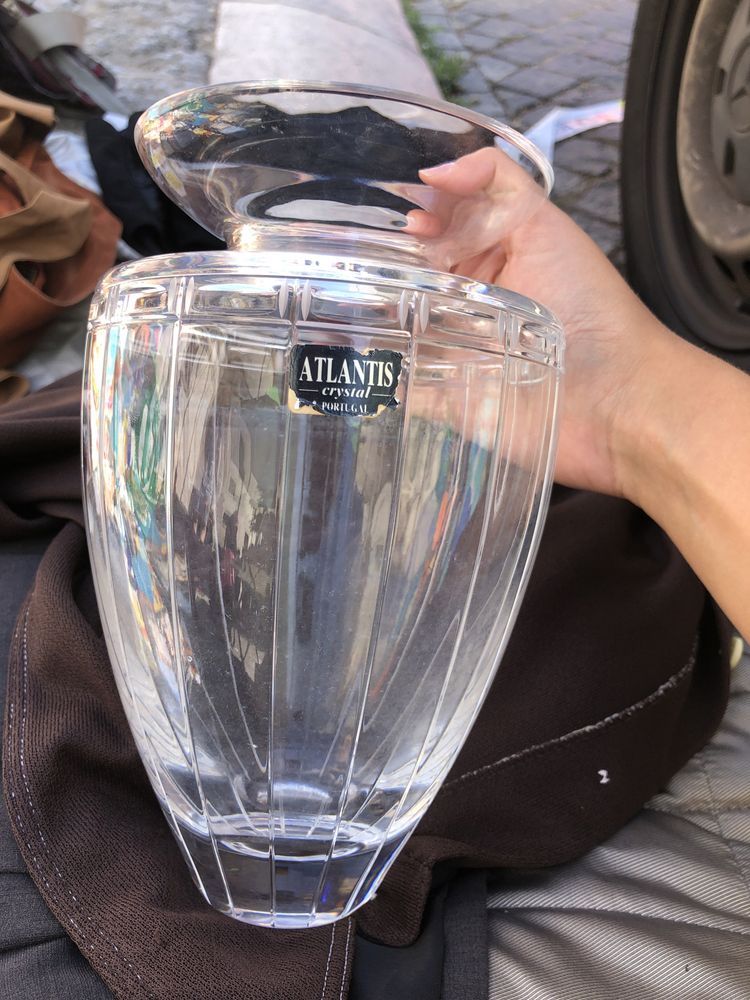 Vaso atlantis cristal