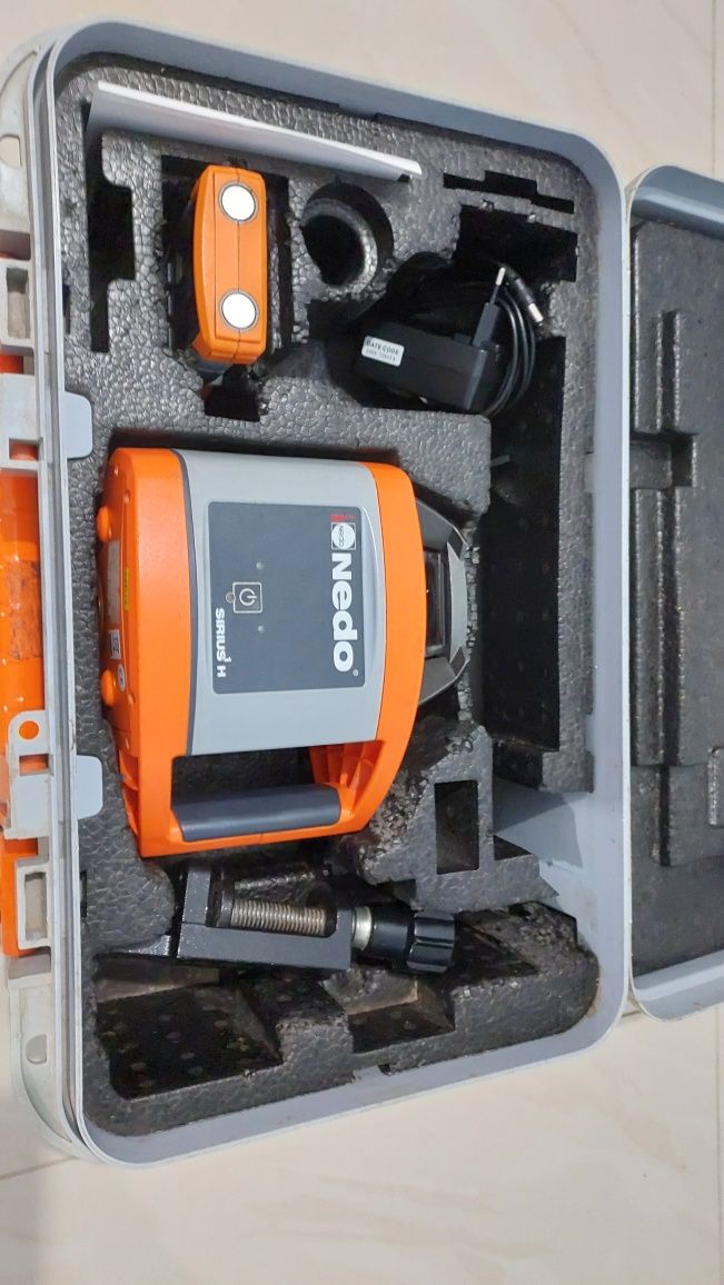 Ротаційний нівелір NEDO SIRIUS 1H + ACCEPTOR 2