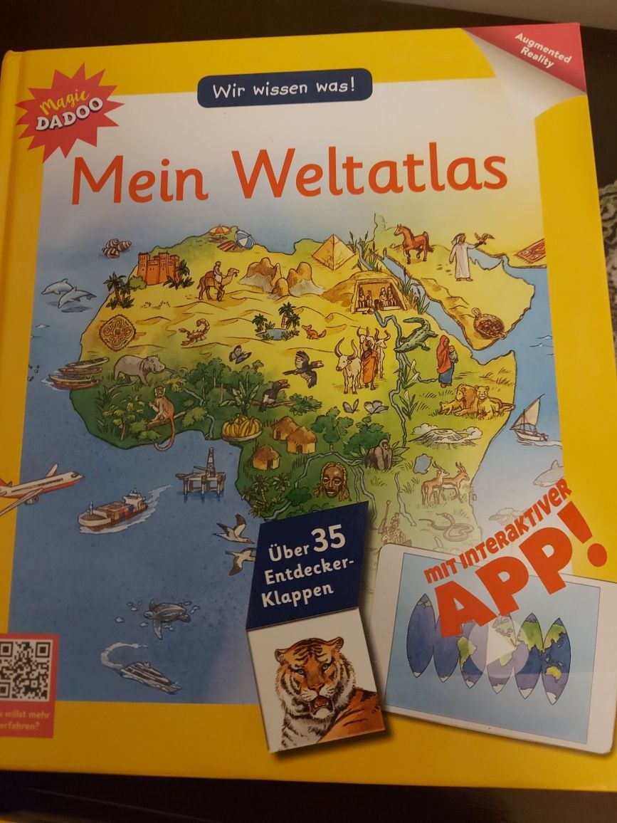 Atlas swiata dla dzieci po niemiecku