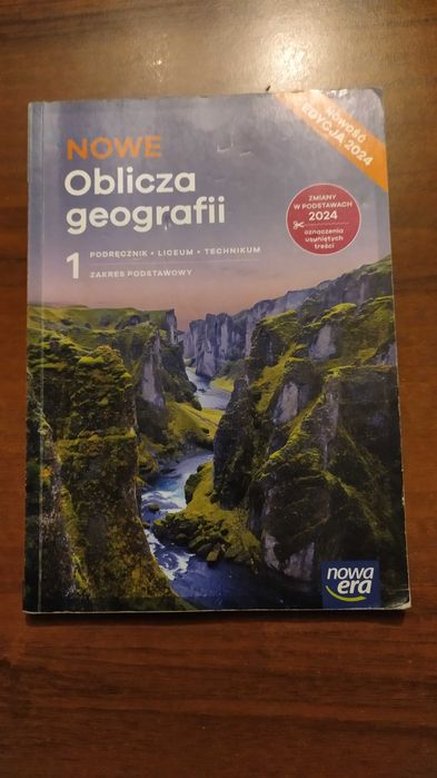 Nowe Oblicza geografii 1 podręcznik i karty z. podstawowy Nowa Era