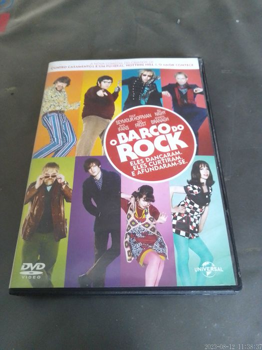 DVD O Barco do Rock FILME Philip Seymour Hoffman Bill Nighy Curtis