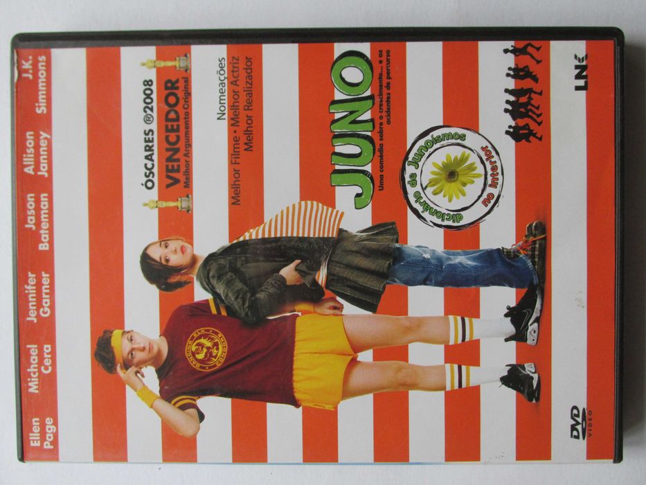 DVD Juno, com Jennifer Garner, Michael Cera, Ellen Page