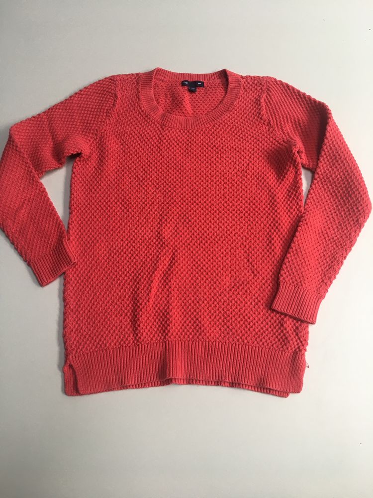 GAP ceglasty Czerwony sweter rozmiar S