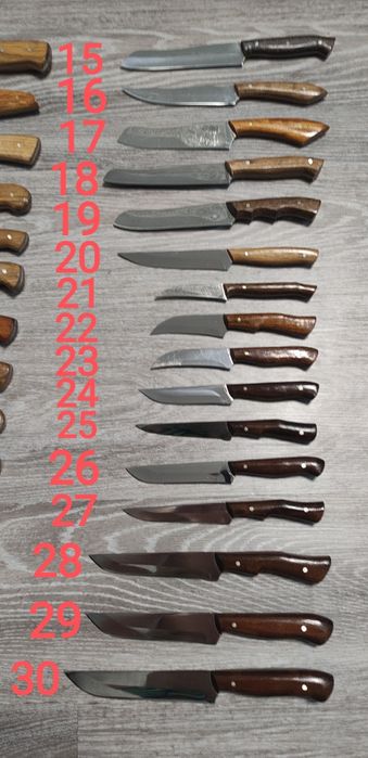 Шикарні довговічні ножі , сталь 40Х13, ручна робота ,  Україна