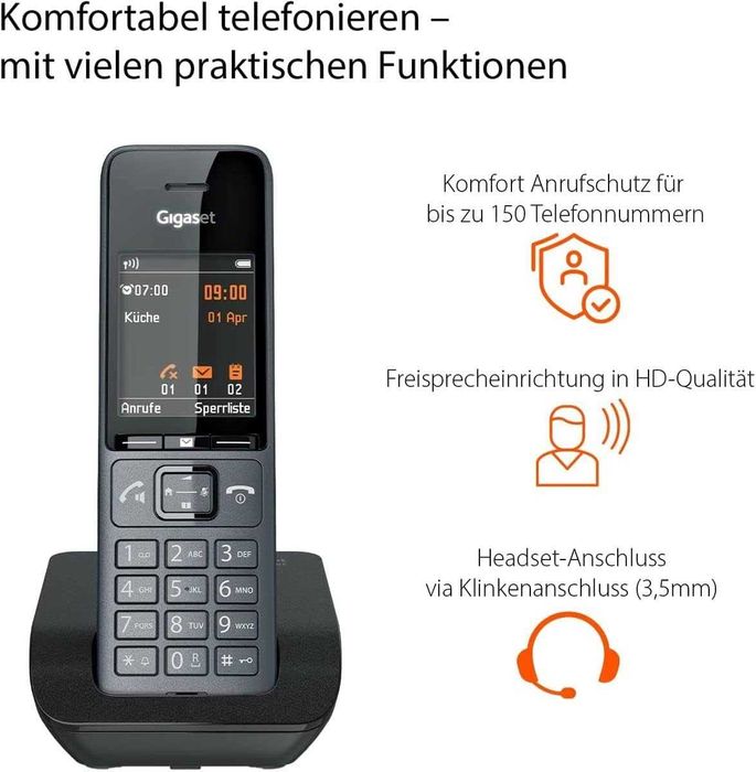 Gigaset Comfort 520 Telefon bezprzewodowy DECT