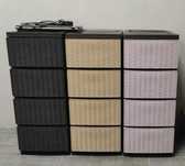 Комод R-Plastic у стилі Ротанг 4 секції 86.5×44.5×34.5 см R-Plastic