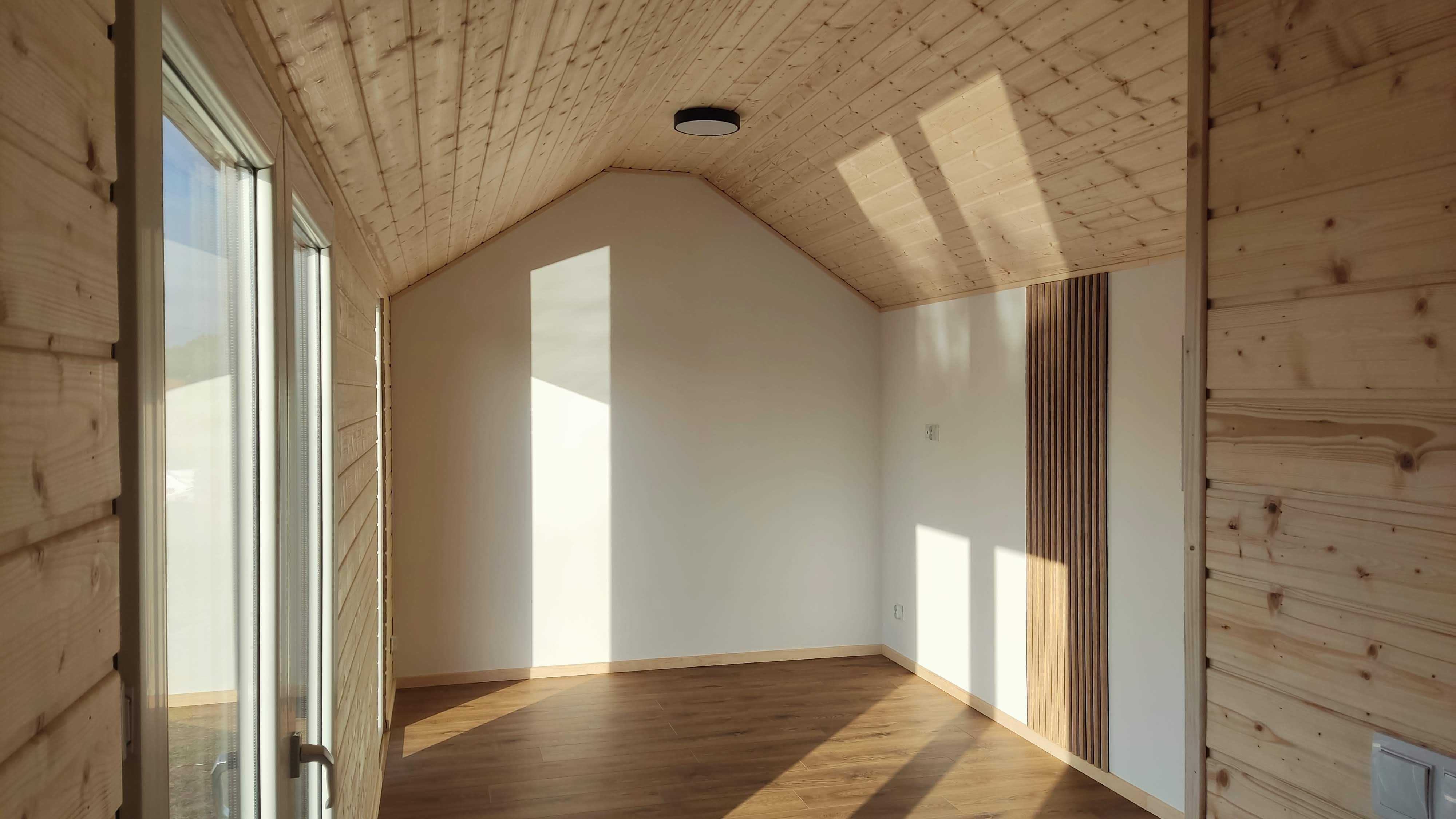 Dom modułowy całoroczny bez pozwolenia na zgłoszenie 30m2