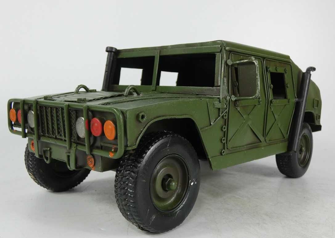 Wojskowy Metalowy model samochód pojazd auto 32,5 cm HAMER