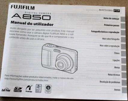 Máquina fotográfica Fuji A850